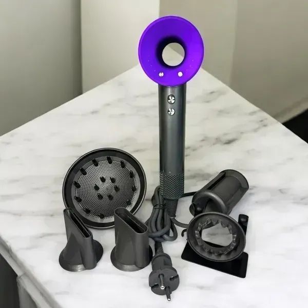Фен для волосся Supersonic Black/Purple CLO-14-0011434232386786786 фото