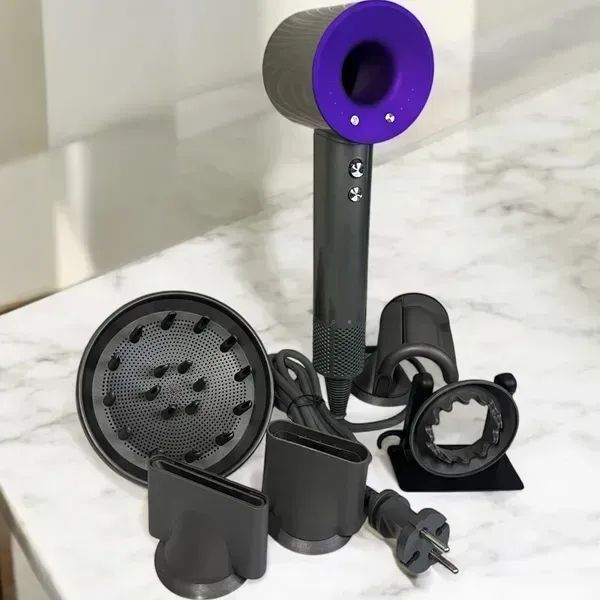 Фен для волосся Supersonic Black/Purple CLO-14-0011434232386786786 фото